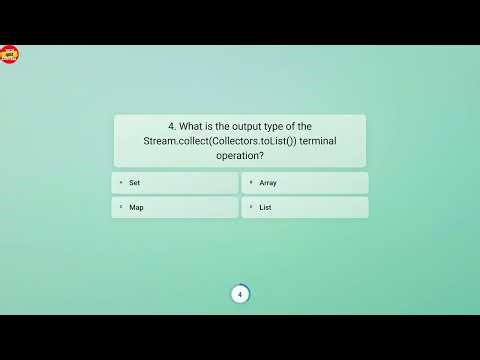 Java Intermediate Quiz