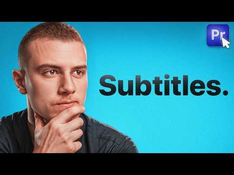 How to Create Viral Subtitles in 10 Minutes (Premiere Pro Tutorial)