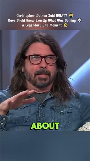 Christopher Walken Introduces Foo Fighters 😂 | Dave Grohl