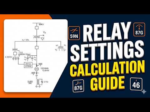 Generator Protection Relay Setting Calculations | Complete Guide