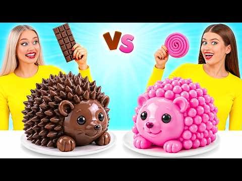 Gummy Food vs Chocolate Food Challenge | Awesome Kitchen Tricks by Multi DO Challenge