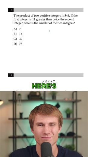 Difficult SAT Math Question