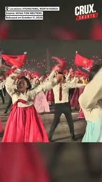 NORTH KOREA LIGHTS UP! Dances & Fireworks Mark Ruling Party's Anniversary