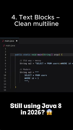Still coding in Java 8 in 2026? 😱