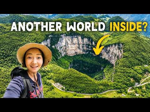 I Found China's Biggest Sinkhole (And It Doesn't Look Real) 🇨🇳