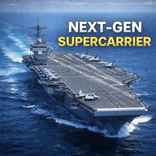 The U.S. Navy is introducing a new generation of supercarriers designed to operate more efficiently, launch aircraft faster, and dominate modern naval operations. In this video, we explore the advanced technology, design improvements, and strategic role of America’s next-generation supercarrier. From cutting-edge systems to future naval warfare concepts, this ship represents a major leap in maritime power. What feature of modern aircraft carriers impresses you the most? Share your thoughts below