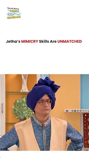 Jetha’s Mimicry Skills Are Unmatched ! #tmkoc #funny #jethalal #daya #shortsfeed