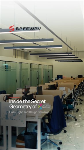 Safeway Design & Fitout on Instagram: "Behind every wall of Capital Mall lies a hidden rhythm. Lines, curves, and angles converge in perfect harmony, guiding movement, shaping light, and defining experience. Safeway’s design uncovers this secret geometry, turning office interiors into spaces that feel alive—where every corner, pathway, and sightline is intentional, and every element has a purpose. Explore the hidden geometry that shapes every moment! Connect with Us : safewaygroups.com Call Us :