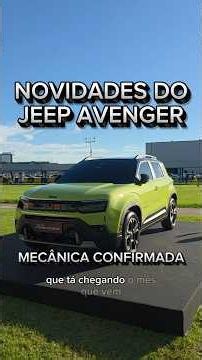 Jeep Avenger chega MHEV em TODAS as versões