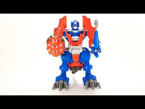 Rescue Bots Knight Watch Optimus Prime Review (4K)