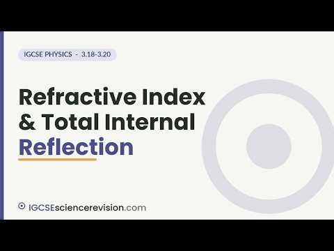 Refractive Index & Total Internal Reflection | Edexcel IGCSE Physics Revision