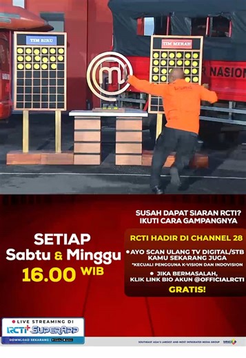 MasterChef Indonesia: Cara Mudah Aktifkan Channel RCTI