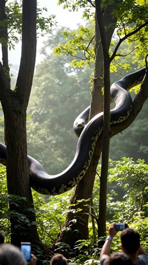 Giant Indian Python Spotted Across 4 Trees 😱 Real Jungle Footage | Massive Snake in India
