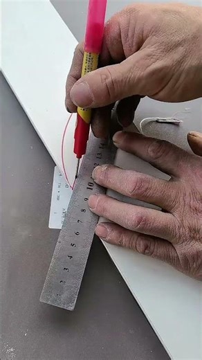 EASIEST Way to Cut 45 Degree Angles Without Protractor 📐