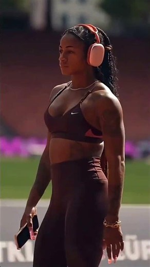 3 Sprinters. 3 Different Stories. One Crazy Race. 😳🔥 #trackandfield #shacarri #shacarririchardson