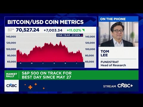 Fundstrat's Tom Lee: Crypto looks like it is bottoming now