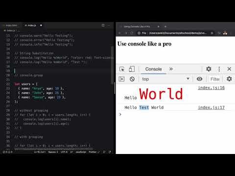 Using console.log Like a Pro in JavaScript