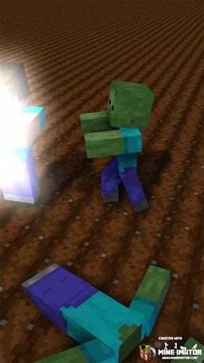 AXE RAGE! 🪓🔥 Steve vs. 6 Zombie Horde | Minecraft Animation