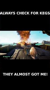 SOLO KEG PLAY SINKS BRIG FOR FOF LOOT + COUNTER KEG SHIP SAVE #shorts