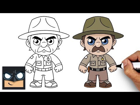 How to Draw Jim Hopper | Stranger Things