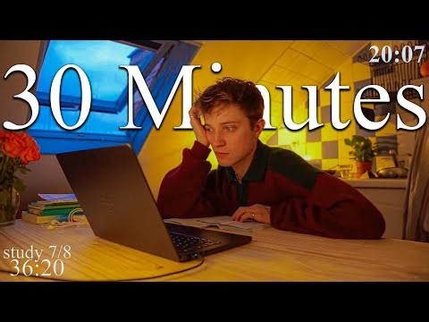 LIVE | 30-MINUTES study with me in Paris 📚⛈️ rain sounds & pomodoro timer 60 & 10
