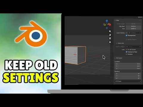How To Update Blender And Keep Old Settings And Addons (2026) - Full Guide