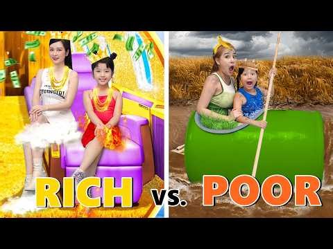 I Tried Rich Mom's Magic vs. Poor Mom's Hacks!