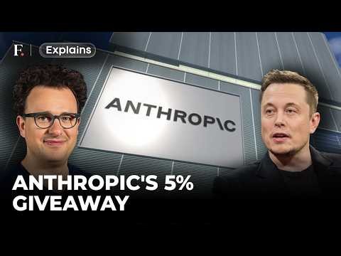 Anthropic Pledges 5% Shares for Public Good, Musk Wants More | Firstpost Explains