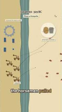 How Catapults Opened the Fight at the Jaxartes | Alexander 8 #shorts