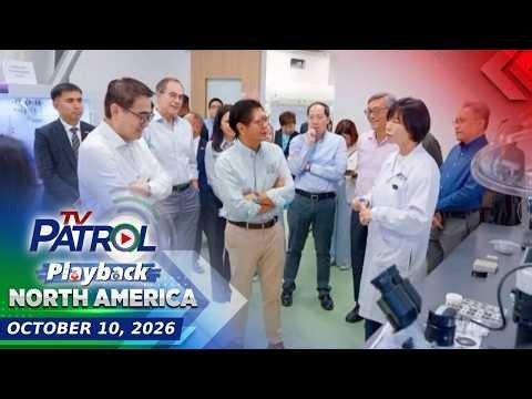 TV Patrol Playback North America | October 10, 2026