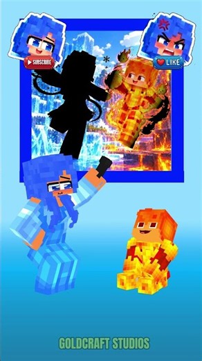 ICE GIRL APHMAU & LITTLE FIRE BOY AARON! ❄️🔥