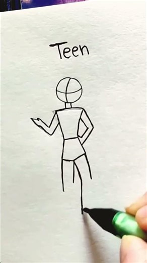"How to draw female stickmen body tutorial🔥" #art #shorts #viralshorts #ytshorts