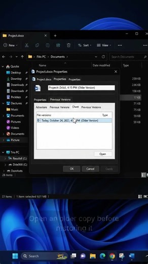 😱 Accidentally Replaced a File? Get the Old Version Back!