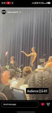 INSTAGRAM STORY: Larray At UC Berkeley - Q&A, Story Time & Singing National Anthem "First Place"