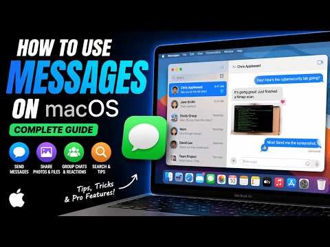 Mastering Messages on MacOS The Complete User Guide | Geeksphere + IT Tech