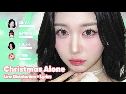 tripleS - Christmas Alone (Line Distribution + Lyrics Karaoke) PATREON REQUESTED