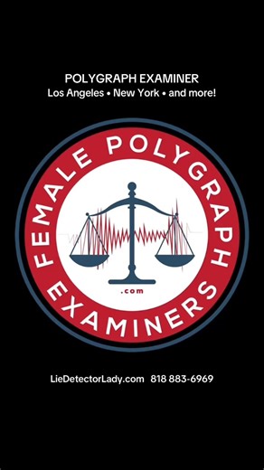 Verified fact: Female polygraph examiners make up less than 20% of this nation's full-time polygraph business owners. Http:/www.FemalePolygraphExaminers.com can refer you to such female polygraph examiners nationwide for --1. private polygraph testing --or-- --2. filmed polygraph work. Our group KNOWS which female lie detector professionals have done the majority of TV and social media filmed polygraph work in the last year! All over the US, plus in other countries. And right here are reasons wh