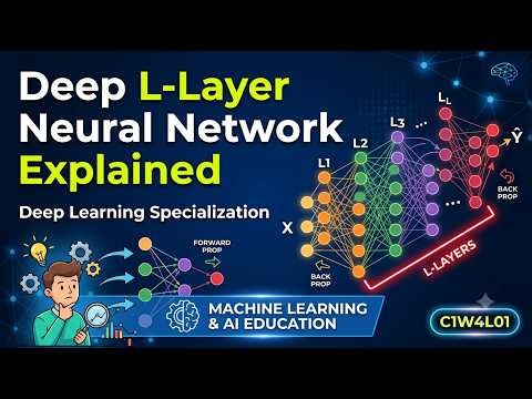 Deep L-Layer Neural Network Explained | C1W4L01 | Deep Learning Specialization