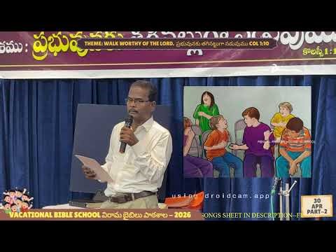 VBS DAY 4 | 30 APR, 2026 | MORNING CLOSING LESSON | PART 2