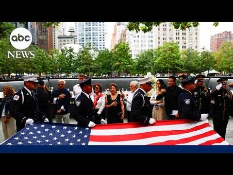 Solemn ceremonies at Ground Zero, Pentagon, Shanksville 25 years later