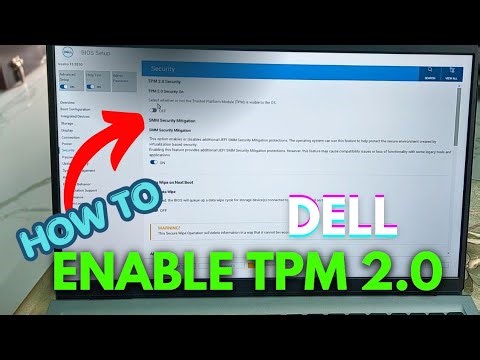 How To Enable TPM 2.0 On Dell 