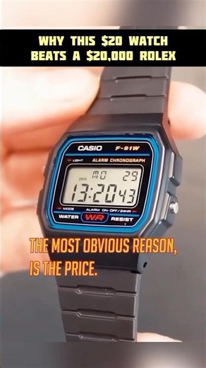 🐐The Greatest Casio Ever Made ! CASIO F-91W #casio #casiowatch #bestcasiowatch #f91w #retrotech