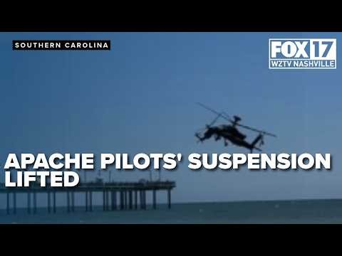 'Carry on Patriots': Suspended Apache pilots reinstated after July 4 flyover controversy