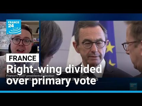 French right divided over primary vote one year from presidential election • FRANCE 24 English