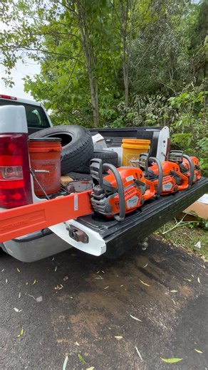 Check out this line up‼️ #husqvarna #chainsaw