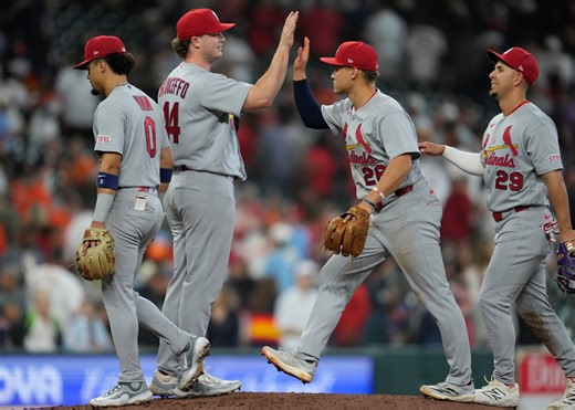 Cardinals sweep Astros, win 7-5 in extras and extend winning streak to 5 games