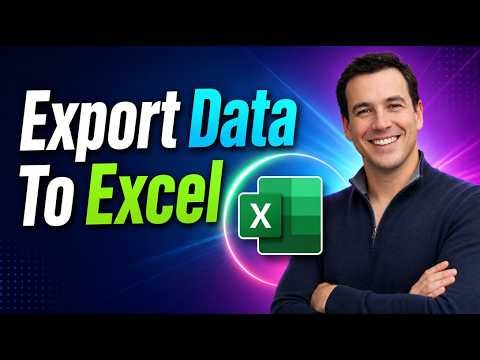 How To Export Data From Tradingview To Excel [2026 Guide]