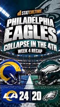 Eagles Lose Late vs Rams Despite Next to No Offense | Philadelphia Week 4 Recap