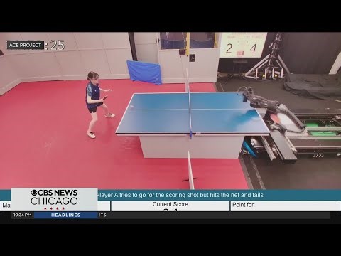 AI robot “Ace” beats top table tennis players