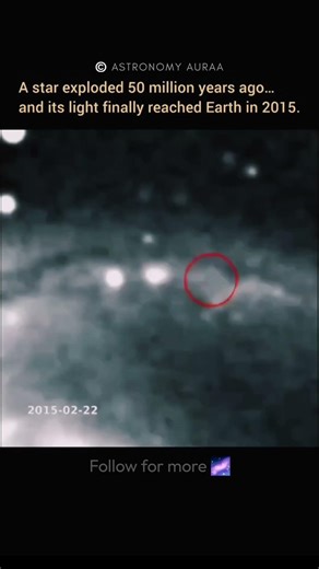 🔭A Supernova Caught far 50Million Year Old Explosion..#nasa#Supernova#SpaceFacts#Astronomy#SpaceTime